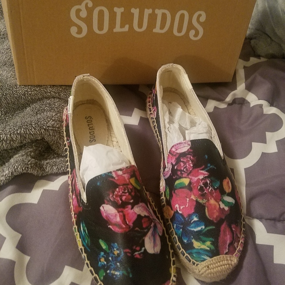 Soludos Platform floral Espadrille